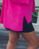 Sloane Button Up Top- Pink