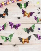 Ready to Ship | Halloween Sequin Hairbow*
