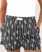 Bows And Goals Boxer Shorts- Black