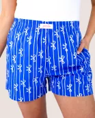 Bows And Goals Boxer Shorts- Blue