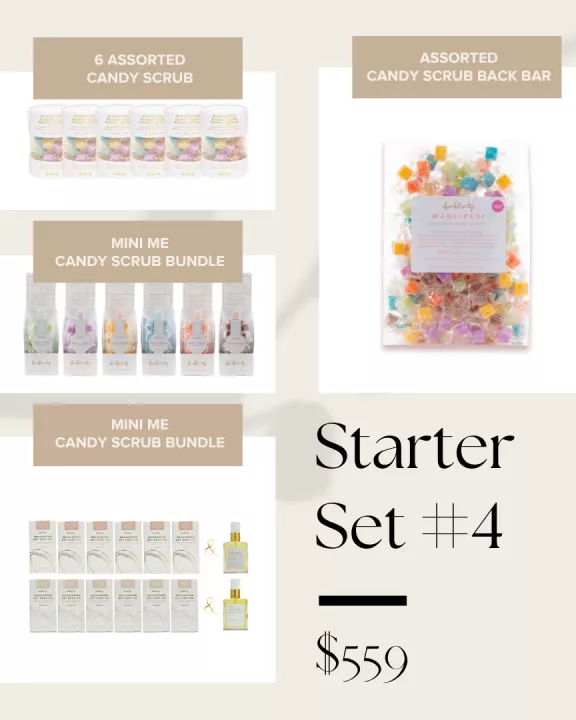 Starter Set #4: Candy Scrub starter + Body Oil
