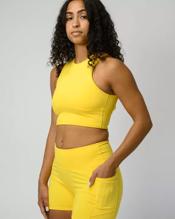 Free Range Sports Bra - Sunbeam