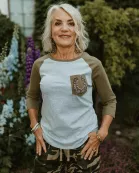 Lucky Lizzy Baseball Tee
