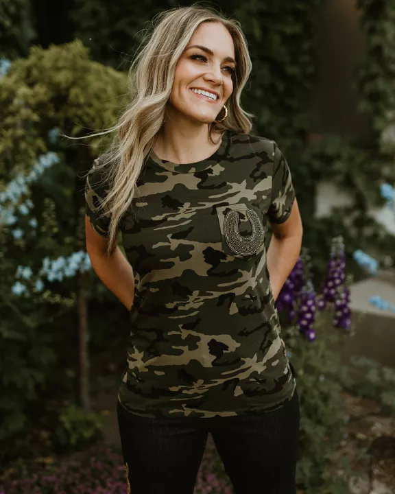 Lucky Lizzy Camo Tee