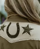 The Brave Horse Button Up