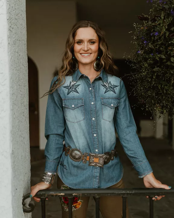 American Mustang Button Up