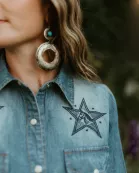 American Mustang Button Up