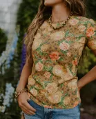 Golden Rose Tee