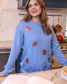 Fall Leaves Sequin Sweatshirt