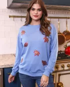 Fall Leaves Sequin Sweatshirt