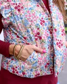 Liana Floral Puffer Vest