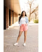 Ready to Ship | The Emelia Terry Cloth Shorts - Pastel Orange