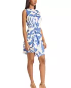 ASYMMETRICAL DRAPED MINI DRESS WITH EXTENDED SHOULDER