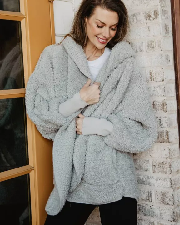 Sherpa Wholesale Body Wrap/Cardigan for Women Hoodie (7 colors)