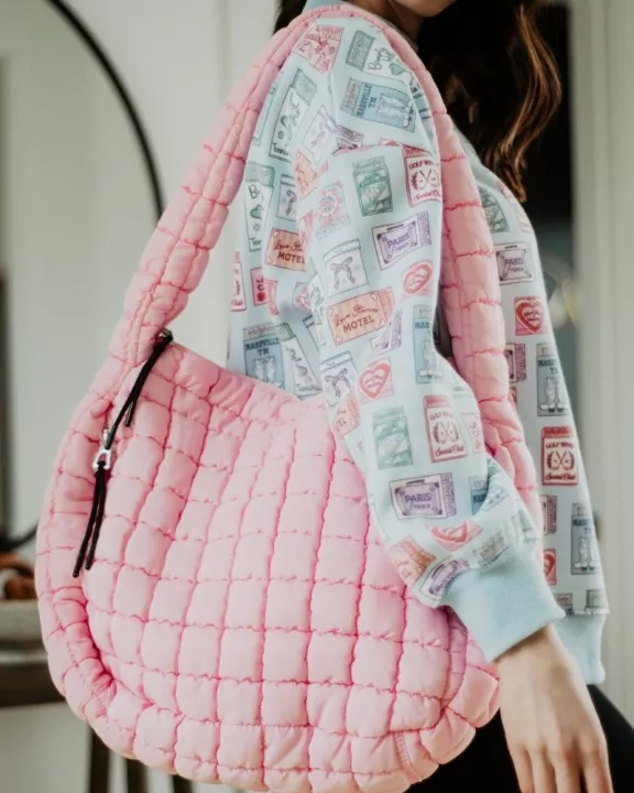 Light Pink Wholesale Oversized Hobo Bag