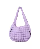 Light Purple Wholesale Oversized Quilted Hobo Tote Bag