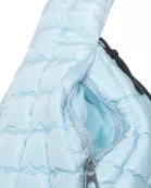 Light Blue Wholesale Puffer Quilted Tote Bag