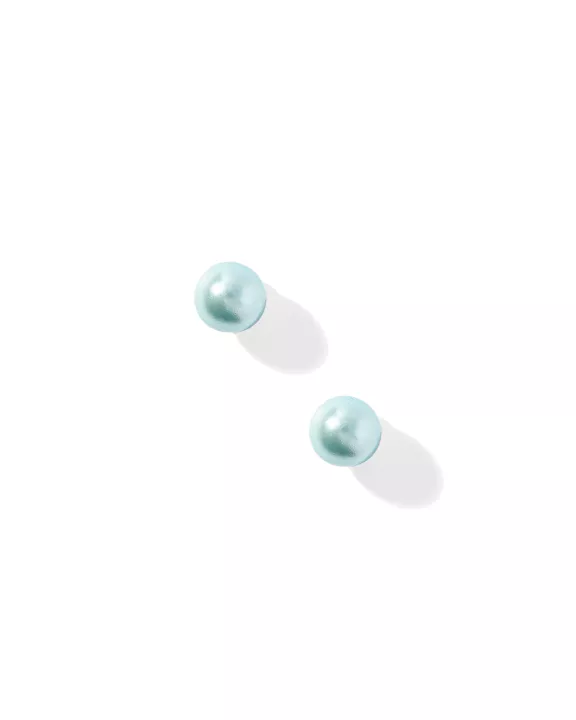 Screwback Stud Earrings - Payton Pearl Blue 5mm
