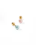 Screwback Stud Earrings - Payton Pearl Blue 5mm