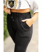 Ready to Ship | The Braelyn - Black Fleece Jogger