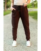PreOrder | The Brinley - Brown Fleece Joggers