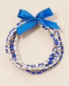 Game Day Seed Beaded Bracelet Set