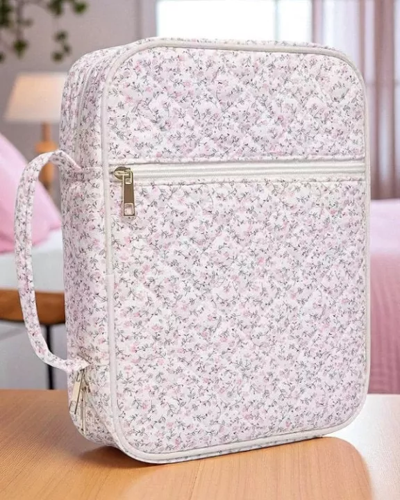 ETA 9/2 - Naomi Pink Floral Print Bible Cover