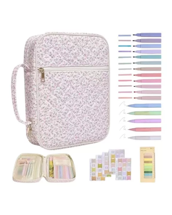 ETA 9/2 - Naomi Pink Floral Print Bible Cover