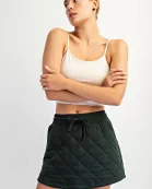 QUILTED MINI SKORT