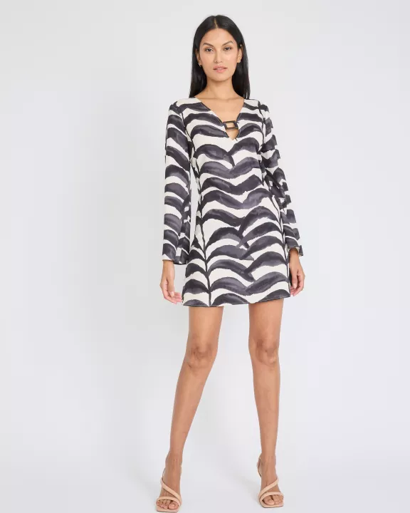 LONG SLEEVE MINI DRESS