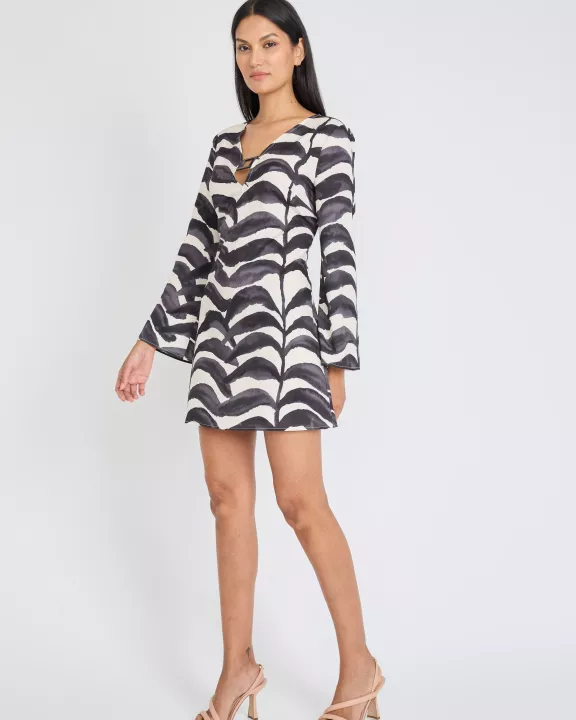 LONG SLEEVE MINI DRESS