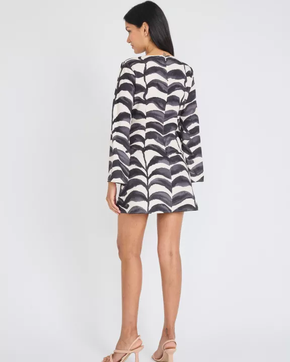 LONG SLEEVE MINI DRESS