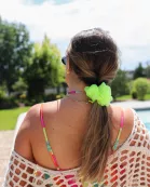 NEON MIDI ORGANZA SCRUNCHIE