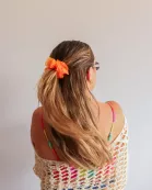NEON MIDI ORGANZA SCRUNCHIE