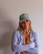 BAD HAIR DAY NEON MESH TRUCKER HAT