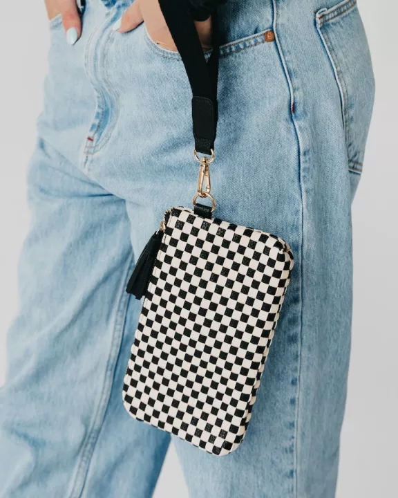 Emma Woven Clutch Wristlet