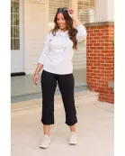 PreOrder | The Gabriella -Black High Waisted Gaucho Pants