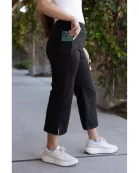 PreOrder | The Gabriella -Black High Waisted Gaucho Pants