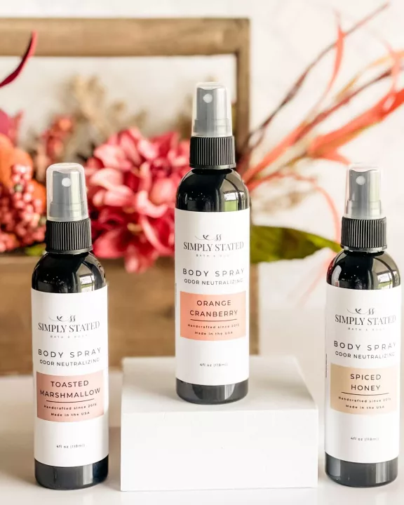 Fall Body Spray – Odor Neutralizing Mist in Cozy Seasonal Scents