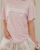 Arkansas Established Bows Print Blossom Tee