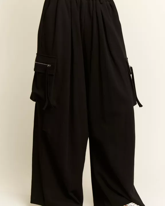 WIDE LEG CARGO PANTS