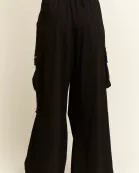 WIDE LEG CARGO PANTS