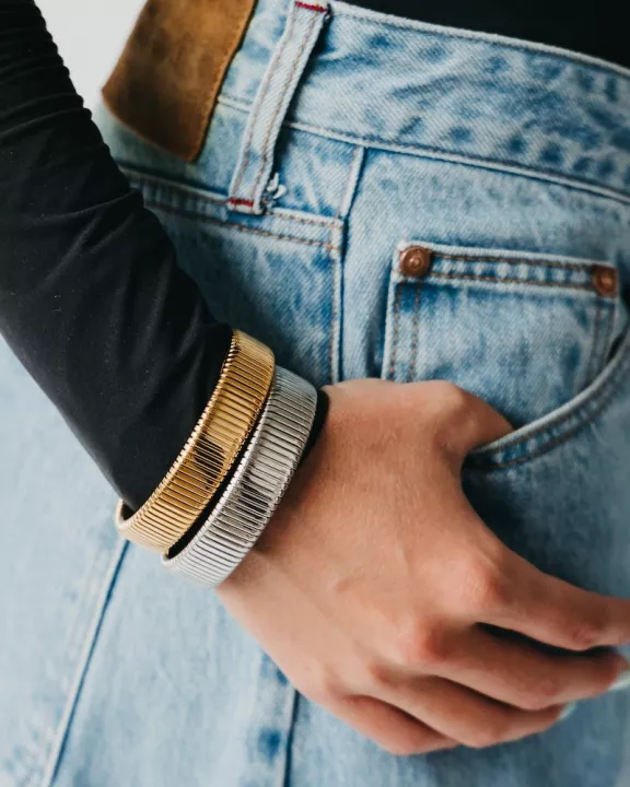 Chunky Statement Bangle Bracelet - WATERPROOF