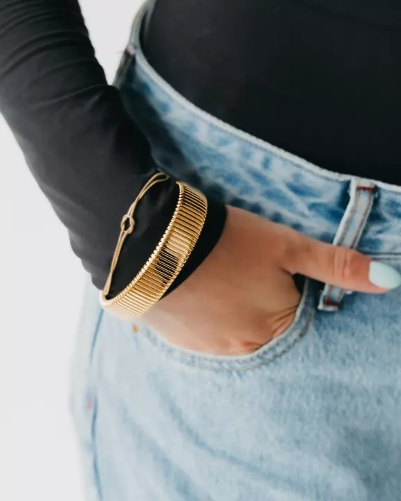 Chunky Statement Bangle Bracelet - WATERPROOF