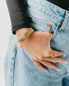 Chunky Statement Bangle Bracelet - WATERPROOF