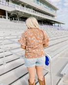 Bell Top- Burnt Orange
