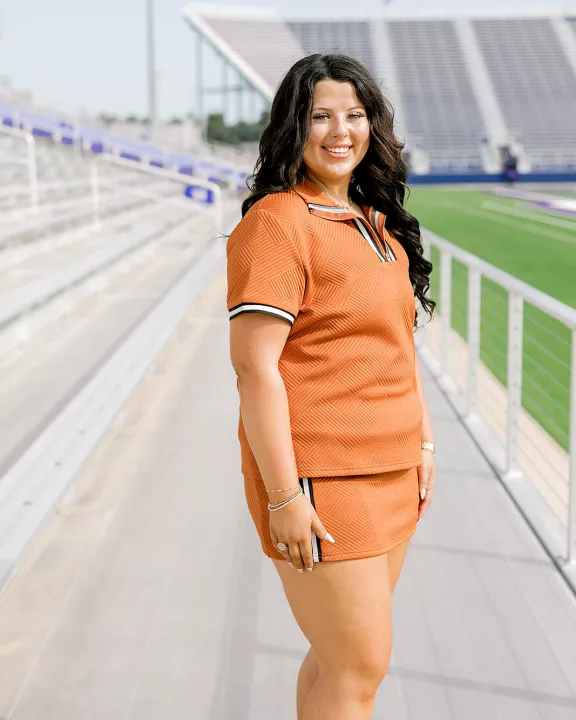 Daisy Top- Burnt Orange