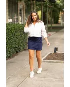 Ready to Ship | The Naomi NAVY Jogger Skirt