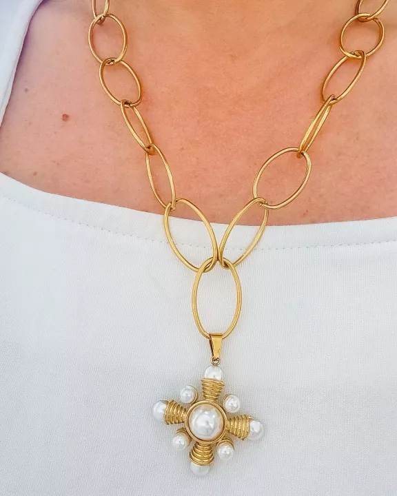 Sitting Pretty Gold Necklace