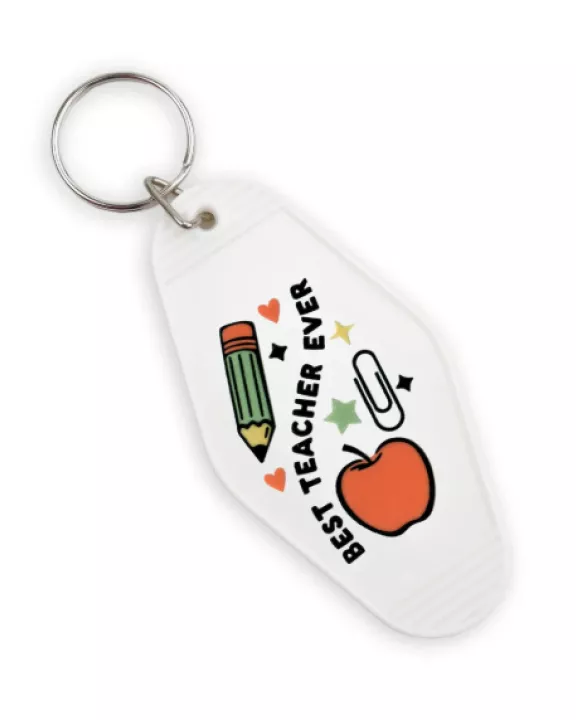 Best Teacher Ever Keychain